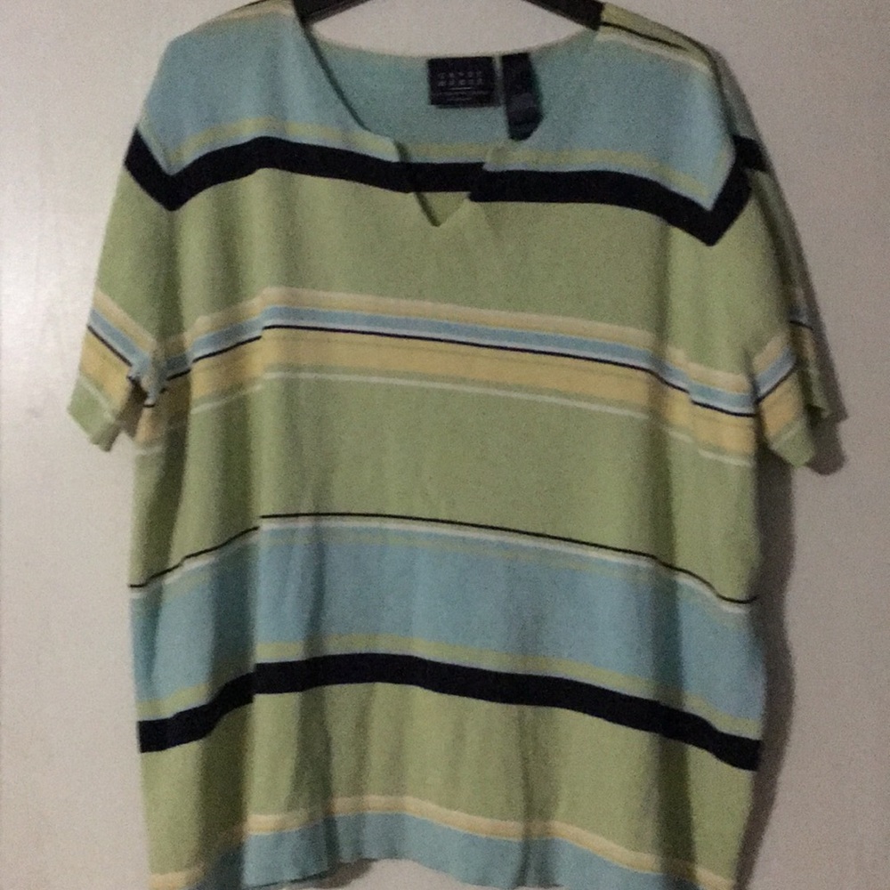 Short sleeve sweater